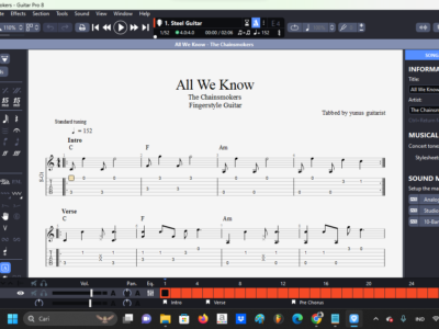 All We Know - The Chainsmokers (GPX)