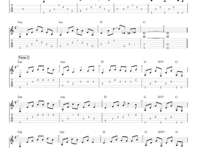 Don't Cry - Guns N' Roses (PDF)