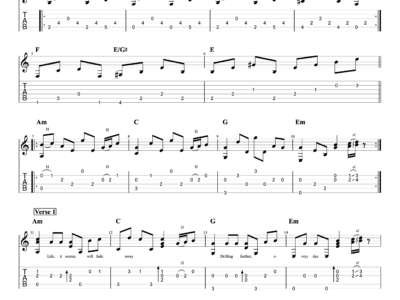 Fade To Black - Metallica - Lyrics (PDF)