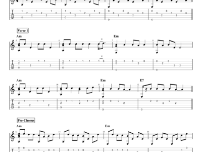 Grenade - Bruno Mars (PDF)