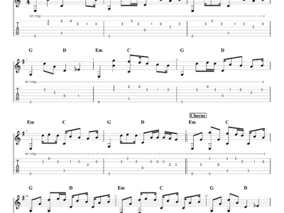 Stereo Hearts - Adam Levine (PDF)