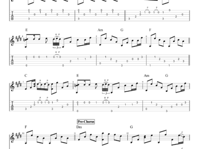 Talking To The Moon - Bruno Mars (PDF)
