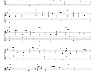 Fly Me To The Moon - Walking Bass (PDF)