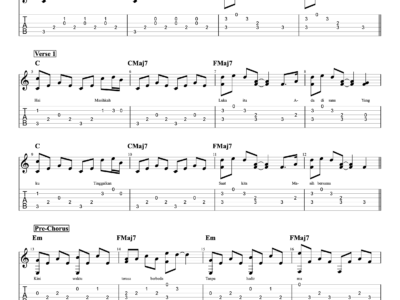 Bunga Maaf - The Lantis - Lirik (PDF)