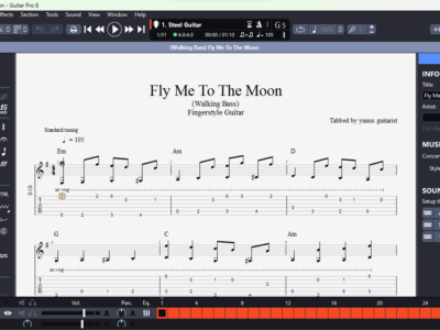 Fly Me To The Moon - Walking Bass (GPX)