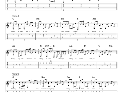 Waking Up Together With You - Ardhito Pramono - Lirik (PDF)