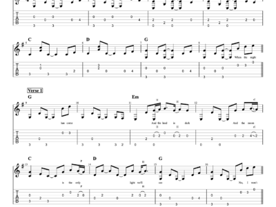 Stand By Me - Ben E. King - Lyrics (PDF)