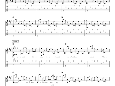 Sweet Child O Mine - Guns N Roses - Lyrics (PDF)