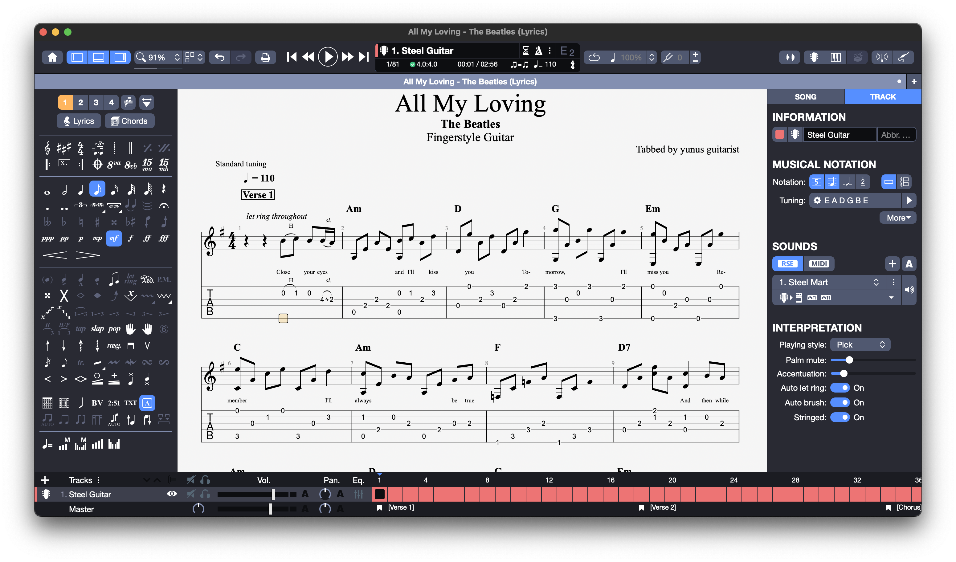 All My Loving - The Beatles + Lyrics (GPX)