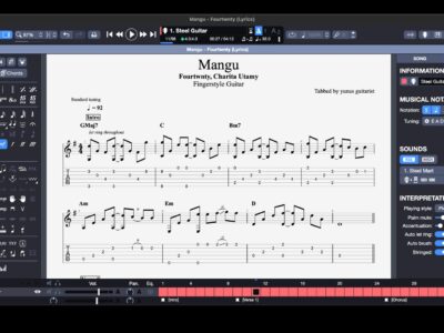 Mangu - Fourtwnty + Lyrics (GPX)