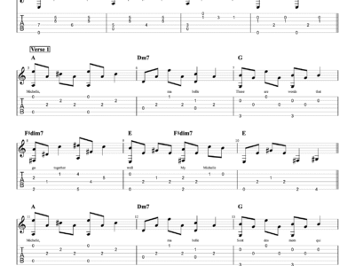 Michelle -The Beatles + Lyrics (PDF)