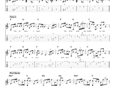 Sesi Potret - Enau ft Ari Lesmana + Lirik (PDF)