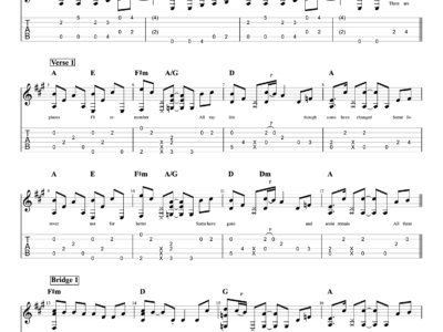 In My Life - The Beatles + Lyrics (PDF)
